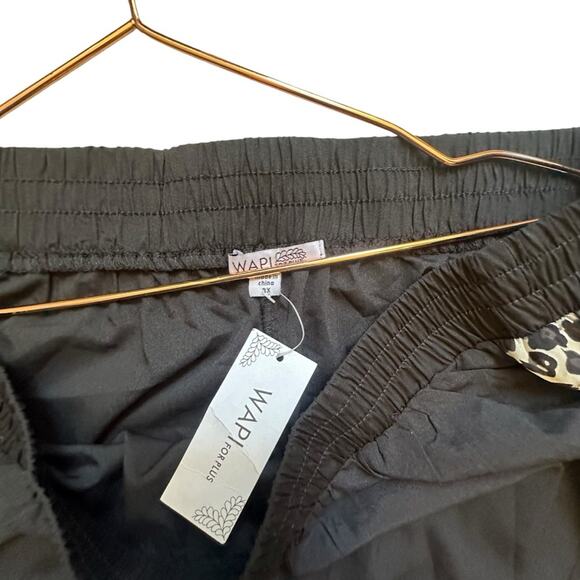 Wapi windbreaker Leopard print pants size 1X - Picture 3 of 7